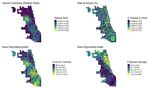 A Multivariate Conditional Autoregressive Model of the COVID-19, Opioid and Gun Violence Syndemic